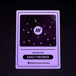 WNS: Early Member #23
