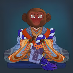 Dove's Monkey Charm