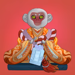 Dove's Monkey Charm