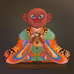Dove's Monkey Charm