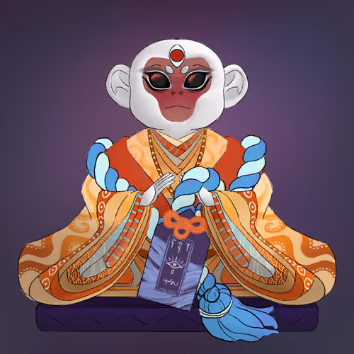Dove's Monkey Charm
