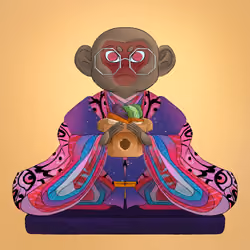 Dove's Monkey Charm