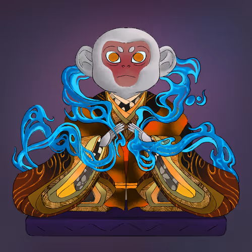 Dove's Monkey Charm