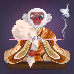 Dove's Monkey Charm