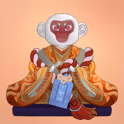 Dove's Monkey Charm