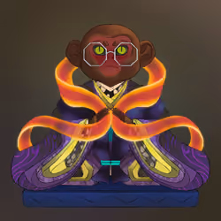 Dove's Monkey Charm
