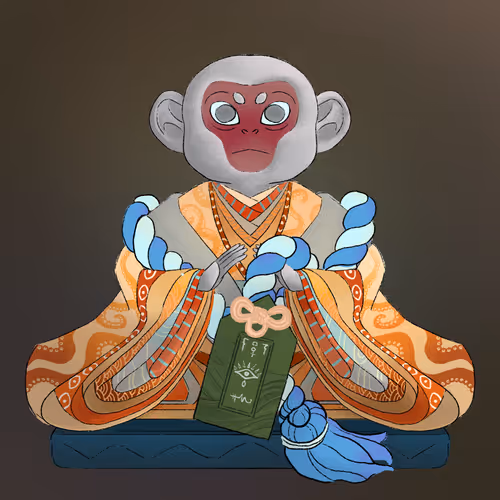 Dove's Monkey Charm