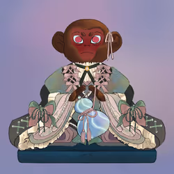 Dove's Monkey Charm