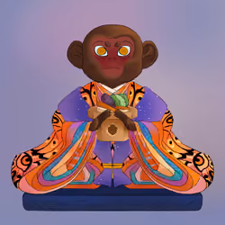 Dove's Monkey Charm