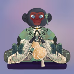 Dove's Monkey Charm