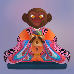 Dove's Monkey Charm