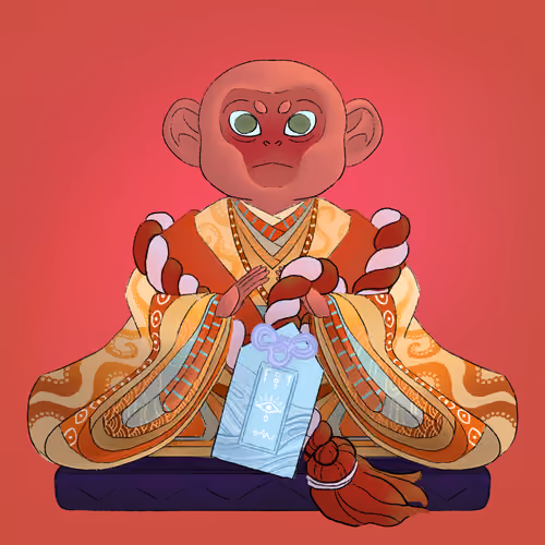 Dove's Monkey Charm