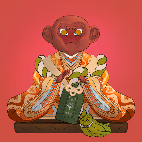 Dove's Monkey Charm
