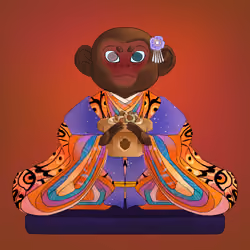 Dove's Monkey Charm