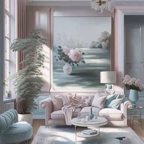 Pastel County Interiors
