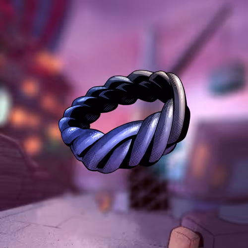 Blue Rope Wristband