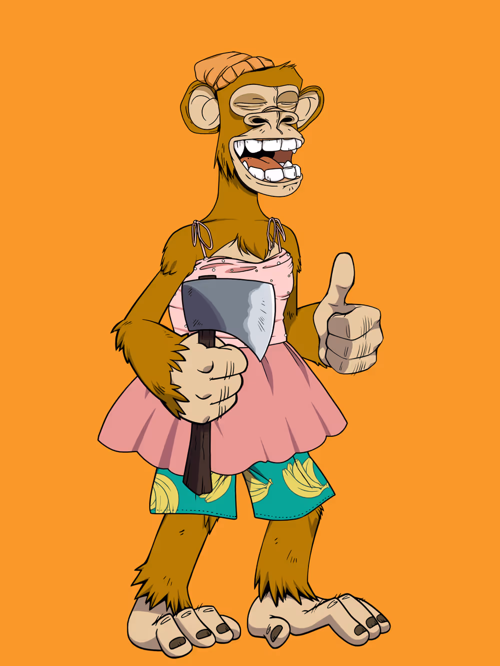Full Body Ape #1106
