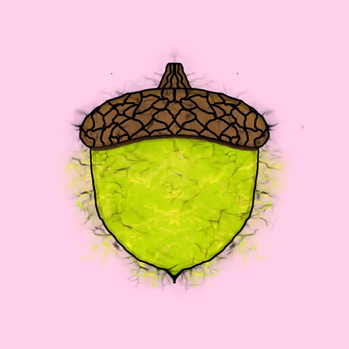 The Squirrels Nest Acorns