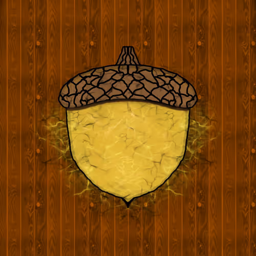 The Squirrels Nest Acorns