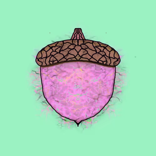 The Squirrels Nest Acorns