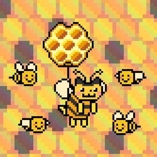 Honey Bee Nyan Balloon