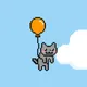 Orange Nyan Balloon