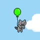 Green Nyan Balloon