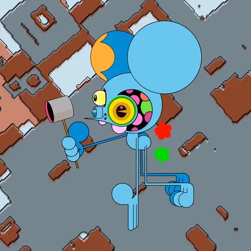 Neogen Space Monkeys By Dalek X Generative Artwork