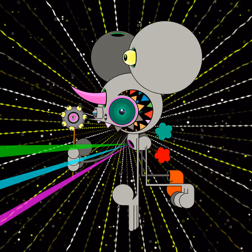 Neogen Space Monkeys By Dalek X Generative Artwork