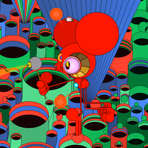 Neogen Space Monkeys By Dalek X Generative Artwork