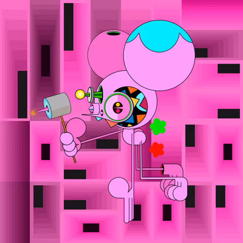 Neogen Space Monkeys By Dalek X Generative Artwork
