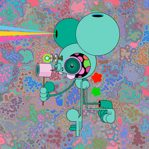 Neogen Space Monkeys By Dalek X Generative Artwork