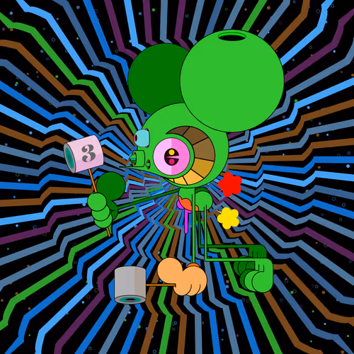 Neogen Space Monkeys By Dalek X Generative Artwork