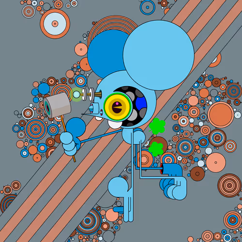 Neogen Space Monkeys By Dalek X Generative Artwork