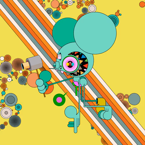Neogen Space Monkeys By Dalek X Generative Artwork