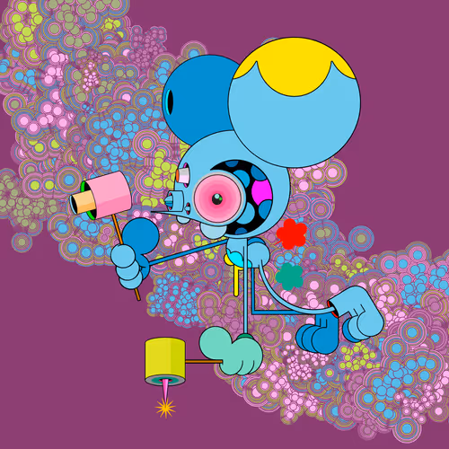 Neogen Space Monkeys By Dalek X Generative Artwork