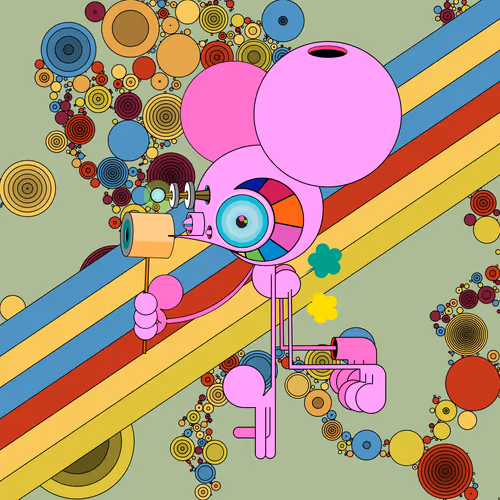Neogen Space Monkeys By Dalek X Generative Artwork