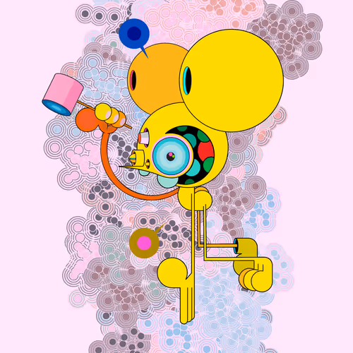 Neogen Space Monkeys By Dalek X Generative Artwork