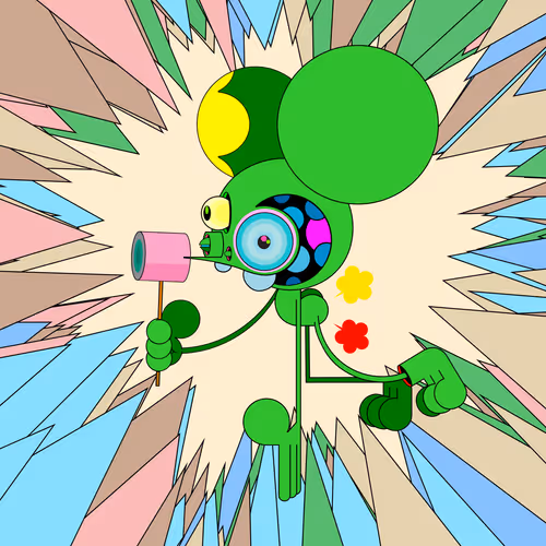 Neogen Space Monkeys By Dalek X Generative Artwork
