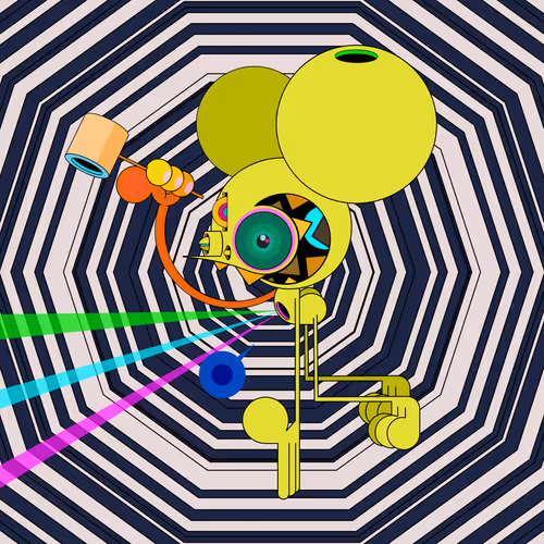 Neogen Space Monkeys By Dalek X Generative Artwork