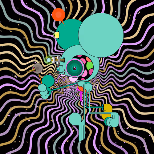 Neogen Space Monkeys By Dalek X Generative Artwork