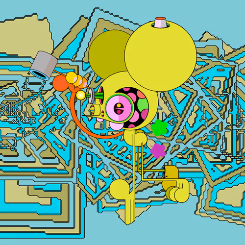 Neogen Space Monkeys By Dalek X Generative Artwork