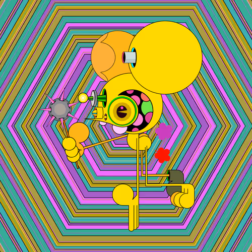 Neogen Space Monkeys By Dalek X Generative Artwork