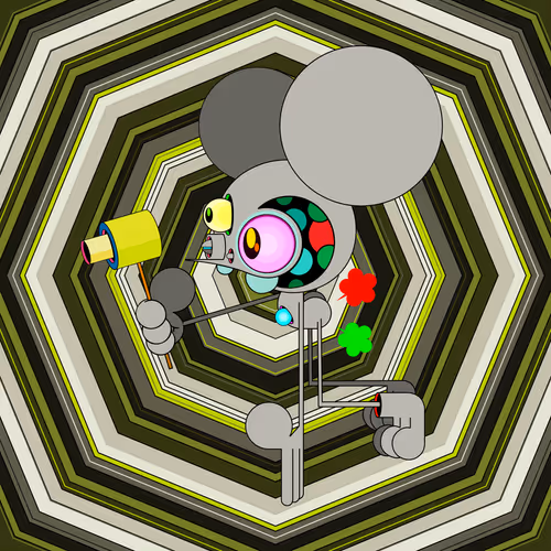 Neogen Space Monkeys By Dalek X Generative Artwork