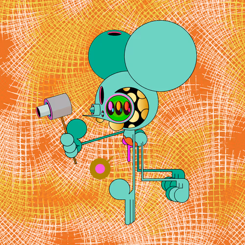 Neogen Space Monkeys By Dalek X Generative Artwork