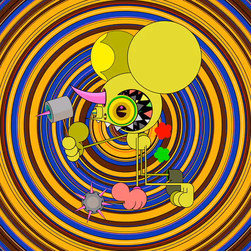 Neogen Space Monkeys By Dalek X Generative Artwork