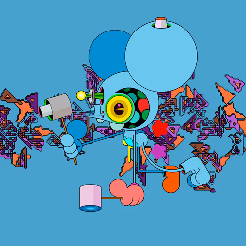Neogen Space Monkeys By Dalek X Generative Artwork
