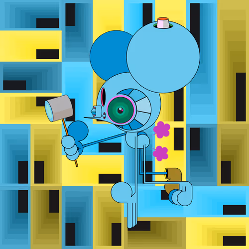 Neogen Space Monkeys By Dalek X Generative Artwork