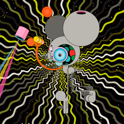 Neogen Space Monkeys By Dalek X Generative Artwork