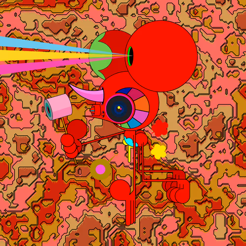 Neogen Space Monkeys By Dalek X Generative Artwork